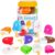 TSYAN Letters Matching Ice Cream Alphabet Learning Toys,Counting Animals and Color Sorting Set Preschool Learning Activities Stacking Toys,Upper & Lowercase ABC Game Fine Motor Toys Gift for Kids