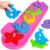 TSYAN Montessori Sensory Toys for Toddlers, Silicone Sorting & Stacking Toys Game with Tactile Textures, Baby STEM Counting & Sorting Learning Toys Preschool Educational Gifts for Boys Girls