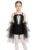 TTAO Kids Magician Costume for Holiday Celebration Appearance Black 8 Years