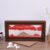 TTOBHF Moving Sand Art with Wooden Frame, Rotating Liquid Sand Hourglass Picture, 3D Deep Sea Sandscape in Motion Display Calming Desk Decor for Relaxing Gifts(Red,Large)