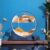TTOBHF Rotating 3D Moving Sand Art Picture, Creative Liquid Motion Hourglass Sandscape, Metal Frame Sand Art for Adults, Living Room Office Desktop Decorations(12in,Orange)