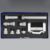 Tubular Vernier Inside Micrometer, Extension Rod Type, Max 50-600mm, Range Optional, Range Optional, 0.01mm Accurate, with Rods/Standard Caliper, for Industry 50-250mm