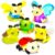 Tub Works® Bugs™ Light Up Bath Toys, 6 Pack | Water-Activated Light Up Toys Flash & Change Color | Easy-Grip Baby Girl & Toddler Bath Toys | Glow Bugs for Kids | Sensory Bathtub Toys with Bath Lights