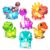 Tub Works® Dinos™ Dinosaur Light Up Bath Toys, 6 Pack | Water-Activated Light Up Toys Flash & Change Color | Easy-Grip Baby & Toddler Bath Toys | Sensory Bath Lights Watertight Bathtub Toys
