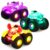 Tub Works® Monster Trucks™ Light Up Bath Toys, 3 Pack | Water-Activated Monster Truck Toys Flash & Change Color | Easy-Grip Toddler Bath Toys | Sensory Bath Lights for Kids | Baby Bathtub Toys