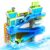 Tub Works® Splash Wheels™ Bathtime Raceway Car Ramp Toddler Bath Toy | Race Car Track with 2 Water-Activated Light-Up Racers | Light Up Bath Toys Flash & Change Colors | Engaging Bathtub Toys for Kids
