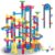 Tucrae 224 PCS Marble Runs Toys with Automatic Elevator Glowing Marble Maze Building Set STEM Puzzle Toys for 3 4 5+ Boys & Girls Children’s Day, Christmas Easter Gifts(Containing 60 Marbles)