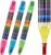 TUGHJXY 16 Pcs Multoclor Stackable Crayons | Bulk Stacking Crayons Colorful Stackable Pencils Party Favors DIY Pencil for School Classroom Office Birthday Party Favors, (Each Crayon 20 Nibs)
