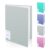 Tuhangcc Binder with Plastic Sleeves 30-Pocket with Clear Sheet Protectors 8.5″x11″, Heavy Duty Art Portfolio Folder, Presentation Book Display 60 Pages of Document Organizer(Space Gray)