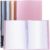 Tuhangcc Binder with Plastic Sleeves 8.5×11 20-Pocket- Heavy Duty Art Portfolio Folder with Clear Sheet Protectors,Displays 40Pages, Presentation Book for Artwork, Document Organizer(Pink)