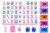 Tujurich American Mahjong Tiles, 166 Pink Tiles with Scoring Chips & 2 Dice