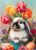 Tulip Bunny 1000 Pieces Puzzles for Adults Easter Jigsaw Puzzle Alphabet on The Back Stress Free for Beginners Great for Parent Interaction 19.7×27.6in