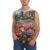 Tulip Garden Print Men’s Sleeveless T-Shirt Athletic Tank Top Running Breathable Lightweight Tee Black