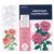 tumuarta Watercolor Coloring Book, 20 Unique Floral Designs, 5×7”, 100% Cotton, 300GSM, 140 LB, 20 Sheets, Cold Press, Acid Free Watercolor Paper Sketchbook, Glue Bound Mixed Media Pad (Flowers)