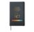 Tune Out Distraction Mindfulness Motivational Quote Hardcover Journal, Black