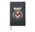 Turkey Moo Funny Thanksgiving Men Women Kids Hardcover Journal, Black