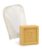 Turkish Exfoliating Bath Mitt & Bittim Soap Set, Traditional Hammam Body Scrub Glove with Natural Pistacia Oil Soap 150g. – Face, Body & Hair Cleansing, Deep Exfoliation & Refreshing Skincare Gift Set