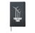 Turn Baby Turn Wind Turbine Windmill Power Renewable Energy Hardcover Journal, Black