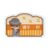 TV Anime A actII Second Season 03 Miyoku Ichiya [Retro Art Illustration] Oname Acrylic Plate Badge