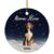 Tvvinkle Treeing Walker Coonhound Dog Personalized Custom Name 2026 Ceramic Ornament, Winter Snow Starry Night Christmas Tree Decoration, Keepsake Memorial Gift for Pet Lovers