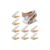 TWEJMZU 4 Pack Adjustable Shoe Stacker Organizer, 4 Levels Double Layer