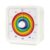 TWENTY5 SEVEN Countdown Timer, 60 Minute 1 Hour Silent Visual Timer, Magnetic Classroom Teaching Tool Office Meeting, Countdown Clock for Kids Time Management, Rainbow
