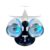 Twin Turbofan Engine Fan Model, 3D Resin Printed Turbojet Aircraft Engine with Light/Airflow/Adjustable Fan Control, Physics Science Experiment Eductional Gift, Plug-in
