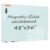 TWISBAY Glass Dry Erase White Board – 48 x 36 Inches Magnetic Glass Whiteboard for Wall Mounted, 4′ x 3′ Frameless Boards for Classroom Home, Office Supplies