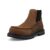 Twisted X Men’s 6″ Nano Composite Toe USA Built Chelsea Work Boots, Brown & Black, 7.5 M