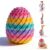 Twisty Fidget Egg Super Smooth 3D Printed Dragon Egg for Stress Relief Gifts,Funny Slippery Egg Fidget Toy,Easter Basket Stuffers for Kids & Adults Desk Decor,Satisfying Twist&Snap Transformable Egg