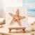 Twohua DIY Sea Glass Mosaic Art Kit Create Beautiful Ocean Inspired with Glass Coastal Home Decor Adults Creative Handmade Resin Art for Bookshelf, Office, Windowsill, Desktop Ideal Gift (Starfish)
