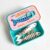 Twohua Travel Jewelry Organizer Case Unique Sardines Storage with Fishbone Jewelry Stand for Necklaces Earrings Rings Brooches Pendants Charms Holders Small Box for Girls Women Gift (Sky Blue)