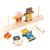 TWTCZOZ Matching Toy for and Match Outfits Bear Family Dress Up Puzzle
