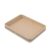 TWTCZOZ Rectangular Tray Leather Organizer Tray Storage Tray Vanity Tray with Raised Edge for Spill Control Suitable for Makeup Storage Key Drop entryways end, Large Beige Woven Leather Tray, Beige