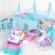 TXT-MATRIX 268-Piece Glow in the Dark Unicorn Race Track Set, Flexible DIY Track Building Kit with 2 Unicorn Cars, Great Christmas Thanksgiving Birthday Gift for Track Fans