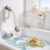 TXTLDB No-Hole Otter Bath Toys Set for Toddler 1-3, 11 Pcs