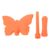 Tyenaza 3D Printed Credit Card Wand PLA Lightweight Adorable Tap to Pay Wand (Orange)