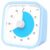 Tykdaco Visual Timer for Kids and Adult, 60-min Countdown Timer, LightBlue