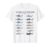 Type of Shark Species Marine Biology Ocean Fish Animal Art T-Shirt