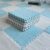 Typutomi 10pcs Plush Puzzle Foam Floor Mat, Soft Fluffy Interlocking Square Foam Tiles Area Rugs Carpet for Parlor Bedroom Decoration(11.8×11.8in, Blue&White)
