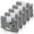 TZe TZ Tape 12mm 0.47 Laminated White Replacement for Brother P Touch Tape