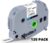 TZ Tape 12mm 0.47 Laminated White Compatible for Brother Label Maker Tape