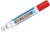 U-Mark Dr. Paint Reversible Tip Paint Marker 3/5mm Bullet Chisel Tip, Marks On Glass Posters Canvas Wood Plastic Ceramic (Red (12 Pack))
