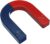 U-Shaped Horseshoe Magnet – Red and Blue Painted, 6cm Iron Bar Magnet for Science Education