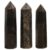 UAISDYEI 3 Pieces Natural Pyrite Single Point Healing Crystal Wand