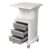 UBNMIUBV Mobile Trolley Cart, Mobile Trolley Cart Rolling Cart, Lab Utility Cart with Wheels and Drawers, Esthetician Cart for Beauty Salon Lab,