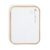 U Brands 11 x 14 Modern Bevel Dry Erase Board, Wood Grain Print, Includes Magnetic Marker and Magnet, Ghost-Free Surface