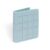 U Brands 1 Inch Puffy Binder, Green, Soft Quilted Nylon Exterior, O-Ring, Interior Print, 2 Interior Pockets, Silver Hardware