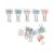 U Brands Binder Clips, 10-Count, 1 1/4 Inch Mini Metal Clamps, Task on Hand Binder Clips, Paper Clip Clamps for Home, School, and Business
