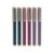 U Brands Catalina Felt Tip Pens, Set of 6 Black Ink Pens, Soft Touch Jewel Tones, Gold Details, Medium (0.7 mm) Point